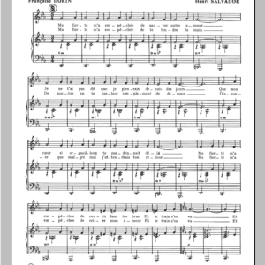 Henri Salvador Et Le Train S'en Va Musik Noten - Piano & Vocal - 115025-0