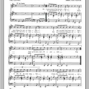 Henri Salvador Guili Guili Musik Noten - Piano & Vocal - 115047-0
