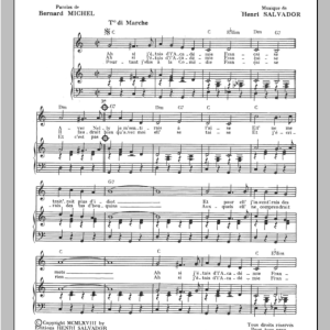 Henri Salvador L'Academie Francaise Musik Noten - Piano & Vocal - 115130-0