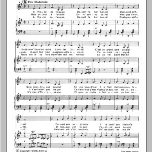 Henri Salvador L'Amiral Musik Noten - Piano & Vocal - 115139-0