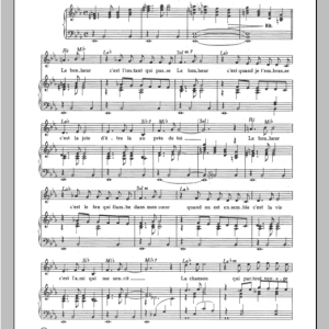 Henri Salvador Le Bonheur Musik Noten - Piano & Vocal - 115144-0