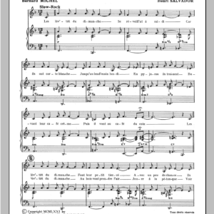 Henri Salvador Leve Tot Du Dimanche (Les) Musik Noten - Piano & Vocal - 115306-0