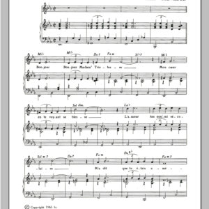 Henri Salvador Madame Tristesse Musik Noten - Piano & Vocal - 115350-0