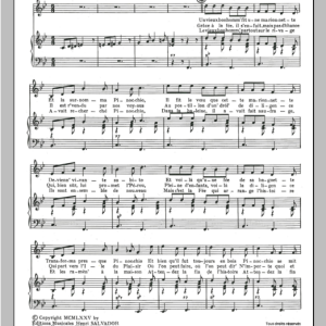 Henri Salvador Pinocchio Musik Noten - Piano & Vocal - 115405-0