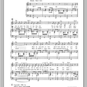 Henri Salvador Quand Faut Y Aller Faut Y Aller Musik Noten - Piano & Vocal - 115409-0
