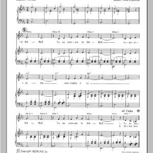 Henri Salvador Sable Musik Noten - Piano & Vocal - 115521-0
