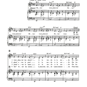 Henri Salvador Savez-Vous Planter Les Choux? Musik Noten - Piano & Vocal - 115526-0