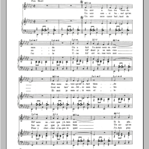 Henri Salvador Soir Musik Noten - Piano & Vocal - 115580-0
