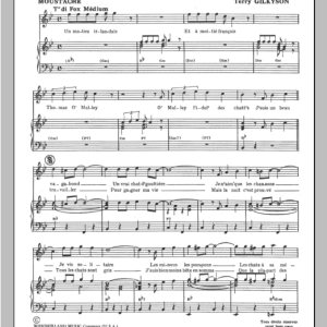 Henri Salvador Thomas O'Malley L'idole Des Chattes Musik Noten - Piano & Vocal - 115546-0