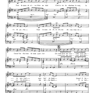 Henri Salvador Tout Le Monde Reve D'etre Un Chat (Ev'rybody Wants To Be A Cat) Musik Noten - Piano & Vocal - 115552-0