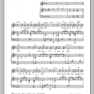 Henri Salvador Trop Tot Musik Noten - Piano & Vocal - 115559-0