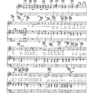 Henri Salvador Un Air Comme Ca Musik Noten - Piano, Vocal & Guitar Chords - 114810-0