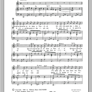 Henri Salvador Veunise Musik Noten - Piano & Vocal - 115587-0