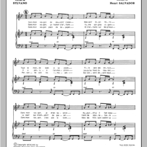 Henri Salvador Wagon Musik Noten - Piano & Vocal - 115297-0