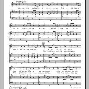 Henri Salvador Zizi Des Zombies Musik Noten - Piano & Vocal - 115298-0