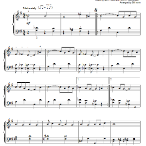 Henry Kleinkauf Johnson Rag Musik Noten - Easy Piano - 86924-0