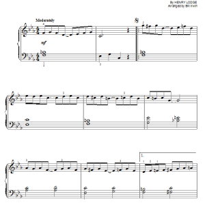 Henry Lodge The Temptation Rag Musik Noten - Easy Piano - 86930-0