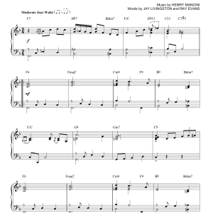 Henry Mancini Dear Heart [Jazz version] (arr. Brent Edstrom) Musik Noten - Piano Solo - 162698-0