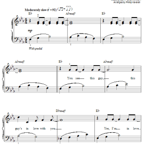 Herb Alpert & The Tijuana Brass This Guy's In Love With You (arr. Phillip Keveren) Musik Noten - Easy Piano - 63723-0