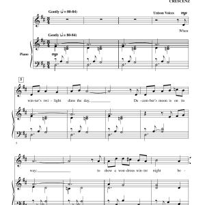 Herb Frombach Winter's Twilight Musik Noten - SSA Choir - 158550-0