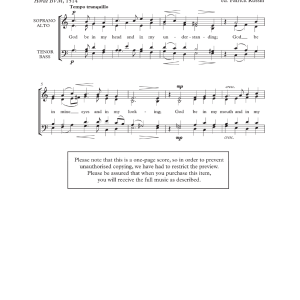 Herbert Howells God Be In My Head Musik Noten - Choir - 121881-0