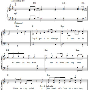 High School Musical 3 Cast Just Wanna Be With You Musik Noten - Easy Piano - 67446-0