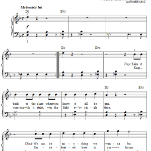 High School Musical 3 Cast The Boys Are Back Musik Noten - Easy Piano - 67447-0