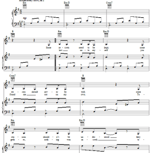 Hilary Duff Dangerous To Know Musik Noten - Piano, Vocal & Guitar Chords - 50427-0