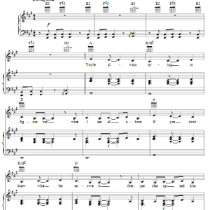 Hilary Duff The Math Musik Noten - Piano, Vocal & Guitar Chords - 26643-0