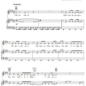 Hilary Duff Wake Up Musik Noten - Piano, Vocal & Guitar Chords - 52316-0