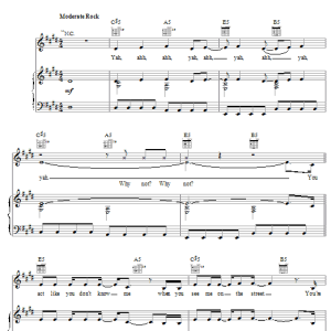 Hilary Duff Why Not Musik Noten - Piano, Vocal & Guitar Chords - 26648-0