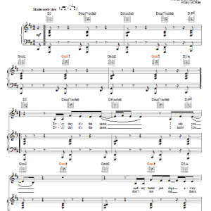 Hilary McRae Every Day (When Will You Be Mine) Musik Noten - Piano, Vocal & Guitar Chords - 65676-0