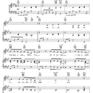 Hillsong Shout To The Lord Musik Noten - Solo Guitar - 82907-0