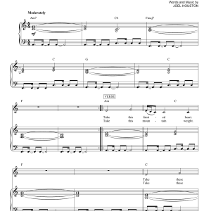 Hillsong United Even When It Hurts (Praise Song) Musik Noten - Piano & Vocal - 164998-0