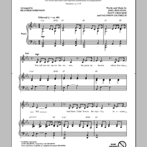 Hillsong United Oceans (Where Feet May Fail) (arr. Heather Sorenson) Musik Noten - SATB Choir - 156299-0