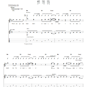 Hinder How Long Musik Noten - Guitar Tab - 56971-0