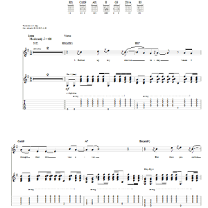 Hinder Nothin' Good About Goodbye Musik Noten - Guitar Tab - 56974-0