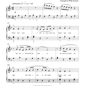 Hoagy Carmichael Heart And Soul (arr. Phillip Keveren) Musik Noten - Educational Piano - 153577-0