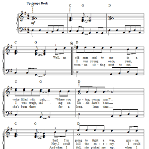 Hootie & The Blowfish Old Man & Me (When I Get To Heaven) Musik Noten - Easy Piano - 68484-0