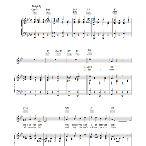 Horatio Nicholls Back To Those Happy Days Musik Noten - Piano, Vocal & Guitar Chords - 37344-0