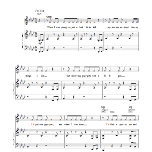 Howard Ashman Dentist! (from Little Shop of Horrors) Musik Noten - Piano, Vocal & Guitar Chords - 103524-0