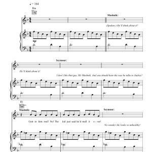 Howard Ashman Mushnik And Son Musik Noten - Piano, Vocal & Guitar Chords - 104273-0