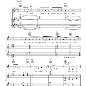 Howard Ashman Skid Row (Downtown) (from Little Shop of Horrors) Musik Noten - Piano, Vocal & Guitar Chords - 104271-0