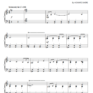 Howard Shore A Ghost In The Station Musik Noten - Piano Solo - 87877-0
