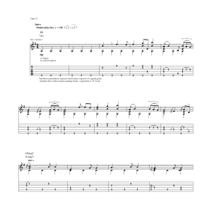 Hozier Cherry Wine Musik Noten - Guitar Tab - 166179-0