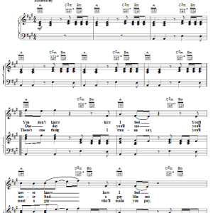 Huey Lewis & The News But It's Alright Musik Noten - Piano, Vocal & Guitar Chords - 16282-0