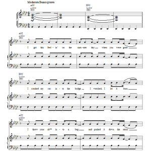 Icona Pop I Love It Musik Noten - Piano, Vocal & Guitar Chords - 98067-0