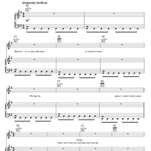 Iggy Pop Candy Musik Noten - Piano, Vocal & Guitar Chords - 70525-0