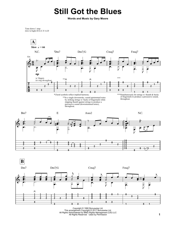 Igor Presnyakov Still Got The Blues Musik Noten - Solo Guitar - 178018-0