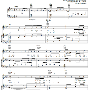 Il Divo Have You Ever Really Loved A Woman (Un Regalo Que Te Dio La Vida) Musik Noten - Piano, Vocal & Guitar Chords - 58905-0